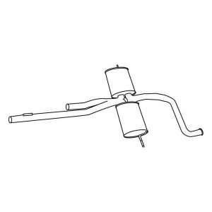 Mittelschalldämpfer<br>001-0610970 – Bild 1