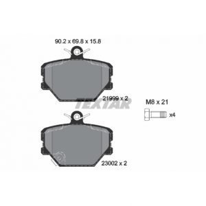 Bremsbelagsatz, Scheibenbremse<br>039-2199915815