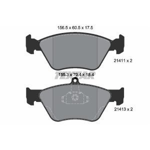 Bremsbelagsatz, Scheibenbremse<br>039-2141117505