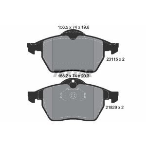 Bremsbelagsatz, Scheibenbremse<br>039-2311519605