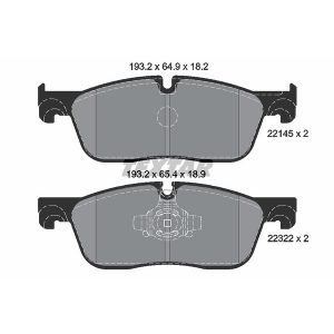 Bremsbelagsatz, Scheibenbremse<br>039-2214518205
