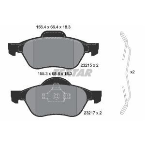 Bremsbelagsatz, Scheibenbremse<br>039-2321518315