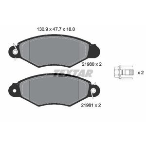 Bremsbelagsatz, Scheibenbremse<br>039-2198018025