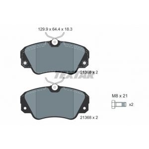 Bremsbelagsatz, Scheibenbremse<br>039-2136818314 – Bild 1