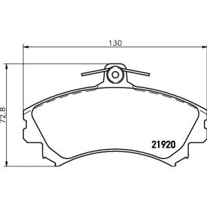Bremsbelagsatz, Scheibenbremse<br>008-PRE2766 – Bild 1