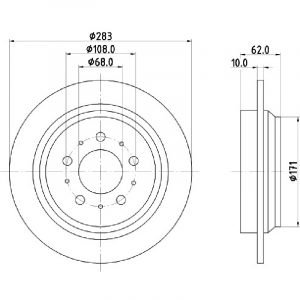 Bremsscheibe (1 Stück)<br>036-7770090 – Bild 1