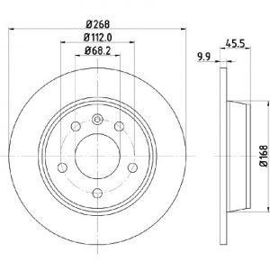 Bremsscheibe (1 Stück)<br>036-2470050C