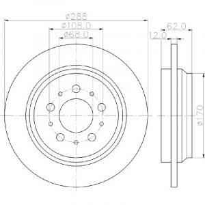 Bremsscheibe (1 Stück)<br>036-7770120 – Bild 1