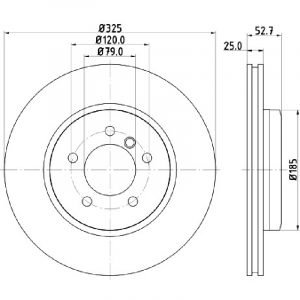 Bremsscheibe (1 Stück)<br>036-1260260C