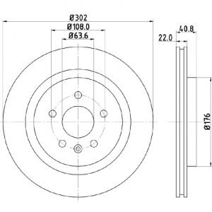 Bremsscheibe (1 Stück)<br>036-7770160 – Bild 1